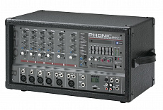 Phonic Powerpod 620R активный 6-и канальный микшерный пульт, 2х100Вт/4Ом (мост 200Вт/8Ом), USB, MP3