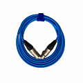 GS-Pro XLR3F-XLR3M (blue) 6 метров балансный микрофонный кабель XLR3"мама"-XLR3"папа", цвет синий