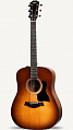 Taylor 110e-SB электроакустическая гитара, цвет санбёрст, в комплекте чехол