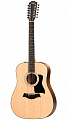 Taylor 150e 100 Series гитара электроакустическая двенадцатиструнная, форма корпуса дредноут, мягкий чехол