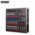 CRCBox CB-180 аналоговый активный микшер, 8 каналов, 2 x 500 Вт, USB, процессор эффектов