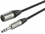Roxtone DMXJ260/3 кабель микрофонный, D 6.0 мм, XLR male - 6.3 мм.. Jack (S), 3 м.