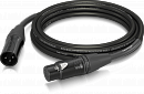Behringer PMC-500 микрофонный кабель XLR female—XLR male, разъемы Neutrik, 5.0 м, 2 x 0.22 mm², диаметр 6.8 мм,черный