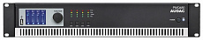 Audac PMQ480 четырехканальный трансляционный усилитель с DSP. Опционально предусмотрена установка карты интерфейса DANTE. Мощность (@100В): 4 x 480 Вт.