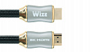 Wize WAVC-HDMI8K-1M кабель HDMI 1 м, v.2.1, ультравысокоскоростной, позол.разъемы, 24 карат, черный, пакет