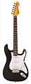 Encore E6BLK  электрогитара, форма Stratоcaster, цвет черный