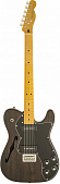 Fender Modern Player Telecaster Thinline Deluxe электрогитара, цвет прозрачный черный
