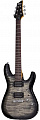 Schecter C-6 Plus CB гитара электрическая шестиструнная, цвет черный угольный бёрст