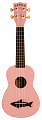 Kala MK-SS/PNK Makala Shark, Soprano Ukulele, Shell PIN укулеле сопрано, цвет розовый