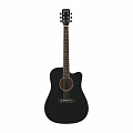 Starsun DG220c-p Black  акустическая гитара, цвет черный