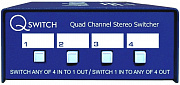 ARX Q switch 4-канальный стерео свитчер
