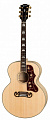 Gibson 2019 J-200 Standard VS Vintage Sunburst гитара электроакустическая с кейсом, цвет санбёрст