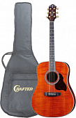 Crafter MD-60/AM акустическая гитара с фирменным чехлом в комплекте
