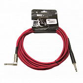 Invotone ACI1206R инструментальный кабель, 6 метров, красный