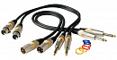 Rockcable RCL30385 D6 F  кабель XLR("мама") - джек 1/4 , 5 метров