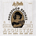 La Bella 7 GPT струны для акустической гитары