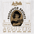 La Bella 7 GPUL струны для акустической гитары