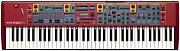 Clavia Nord Stage 2 EX 88  синтезатор, 88 взвешенных клавиш, цвет красный
