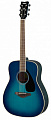 Yamaha FG820 SSB акустическая гитара, дредноут, цвет синий