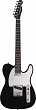 Fender SQUIER STD TELE (RW) BLACK METALLIC электрогитара, цвет чёрный металлик