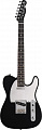 Fender SQUIER STD TELE (RW) BLACK METALLIC электрогитара, цвет чёрный металлик