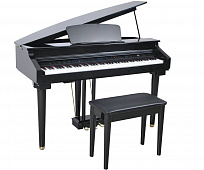 Artesia AG-28F цифровой кабинетный рояль с автоаккомпанементом, цвет черный глянцевый, 88 клавиш