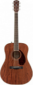 Fender PM-1 Dreadnought All Mahogany with Case, Natural OV акустическая гитара, цвет натуральный, кейс в комплекте