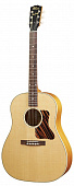 Gibson J-35 электроакустическая гитара с кейсом, цвет натуральный