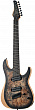 Schecter Reaper-7 Multiscale SCB гитара электрическая семиструнная, цвет Satin Charcoal Burst