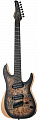 Schecter Reaper-7 Multiscale SCB гитара электрическая семиструнная, цвет Satin Charcoal Burst