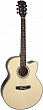 Dowina Danubius JCE-ds акустическая гитара джамбо с вырезом, цвет натуральный