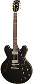 Gibson ES-335 Vintage Ebony полуакустическая гитара, цвет черный, в комплекте кейс