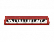 Casio CT-S1RDC2 портативный клавишный инструмент Light Piano с 61 клавишей фортепианного типа, цвет красный