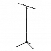 Roxtone PMS120 Black микрофонная стойка, "журавль" 100-169см, с телескопической стрелой 45-81см, Вес: 2,4кг., Цвет: Матовый черный