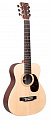 Martin LX1R  Little Martin акустическая гитара мини-Dreadnought с чехлом, цвет натуральный