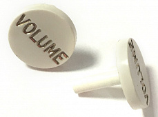 Fender S-1™ Switch Stratocaster® Knob Caps White (2) кнопка для системы S-1, белая