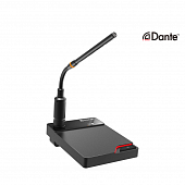 Relacart TDN-1  сетевая микрофонная база с интерфейсом Dante, с выключателем и индикацией