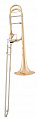 Arnolds&Sons ASL-634G-Terra  тромбон тенор Bb/ F, профессиональный, раструб томпак 21.59 см 