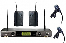 JTS US-9030DC Pro/PT-900B+CM501х2 радиосистема: UHF-ресивер, 2-х канальный