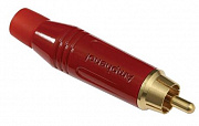 Amphenol ACJR-Red разъем RCA кабельный "мама", цвет красный
