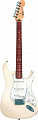 Fender Standard Stratocaster HSS MN Arctic White электрогитара с чехлом, цвет белый