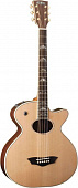 Washburn WB200SCEK  электроакустическая гитара  Baby Jumbo, цвет натуральный