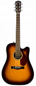 Fender CC-140SCE SB WC электроакустическая гитара, цвет санберст