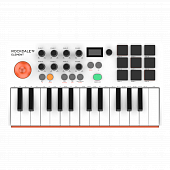 Rockdale Element White компактная миди-клавиатура, 25 клавиш, цвет белый