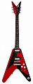 Dean MS Retro RDBK электрогитара, модель Майкла Шенкера, цвет ретро красно-чёрный