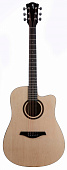 Rockdale Aurora D1CN акустическая гитара дредноут, цвет натуральный