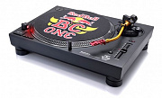 Technics SL-1210 MK7-RE Red Bull Black DJ виниловый проигрыватель, цвет черный с надписью Red Bulll