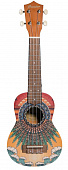 Bamboo BU-21 Sunset  Culture Line укулеле сопрано с чехлом, рисунок закат