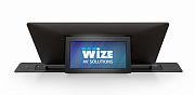 Wize Pro WR-15BRS (silver) моторизированный выдвижной монитор Brio Sign WR-15BRS 15,6" c доп.7"мониторм с задней стороны, наклон 0-30°, толщина корпуса 9мм,габаритные/установочные размеры 570х97х4/555х87мм, центральное/дистанц. управление, Full HD,се
