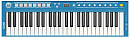 CME U-KEY (BLUE) USBMIDI-клав / 49клав / 1 джойстик / 8вращ.8кноп.контролл